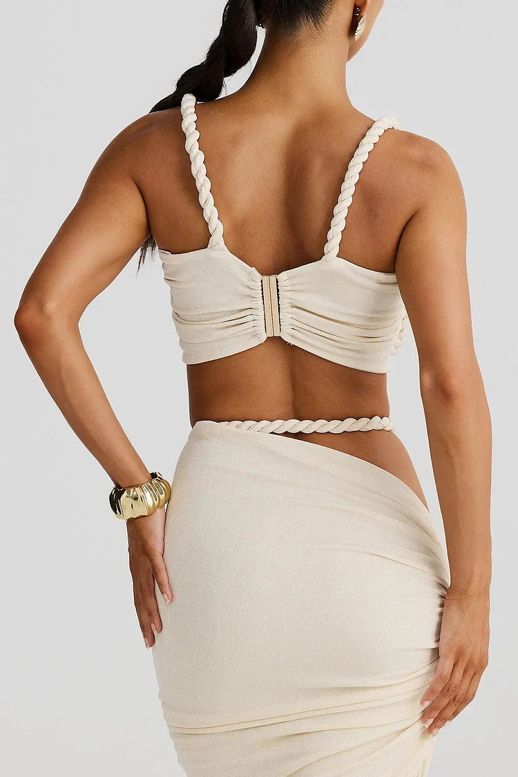 Alani™ | Cutout Ruched Maxi Skirt