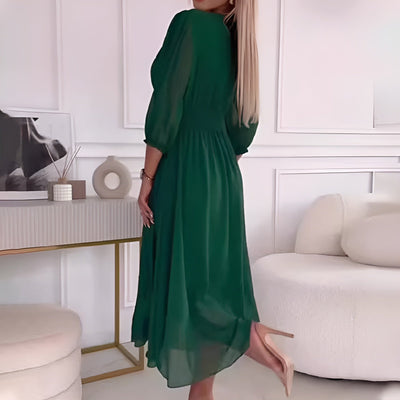Chloe™ | Light Silk Chiffon Dress