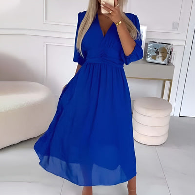 Chloe™ | Light Silk Chiffon Dress